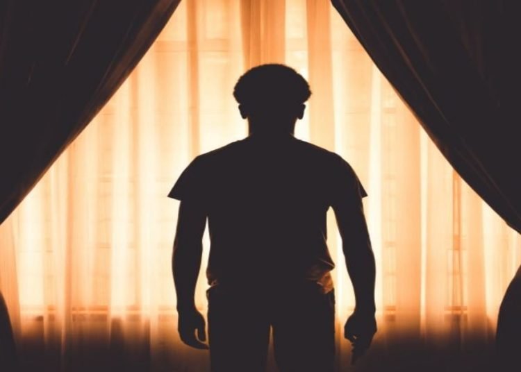 Between the Curtains and the Windowsill